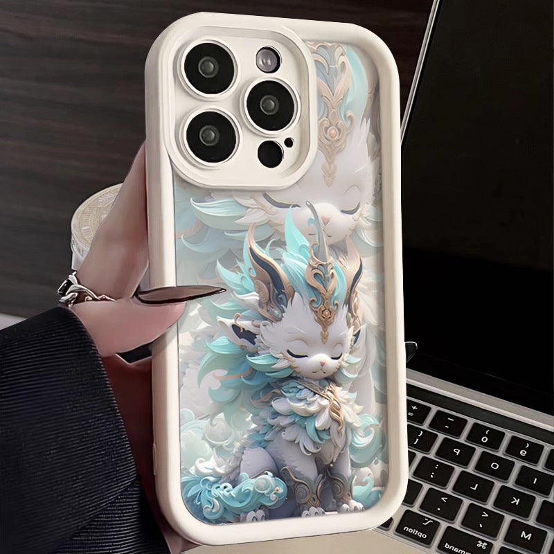 Boîtier de téléphone de protection en silicone givré