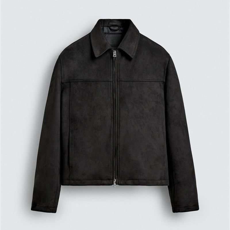 Veste texturée pour hommes de printemps précoce