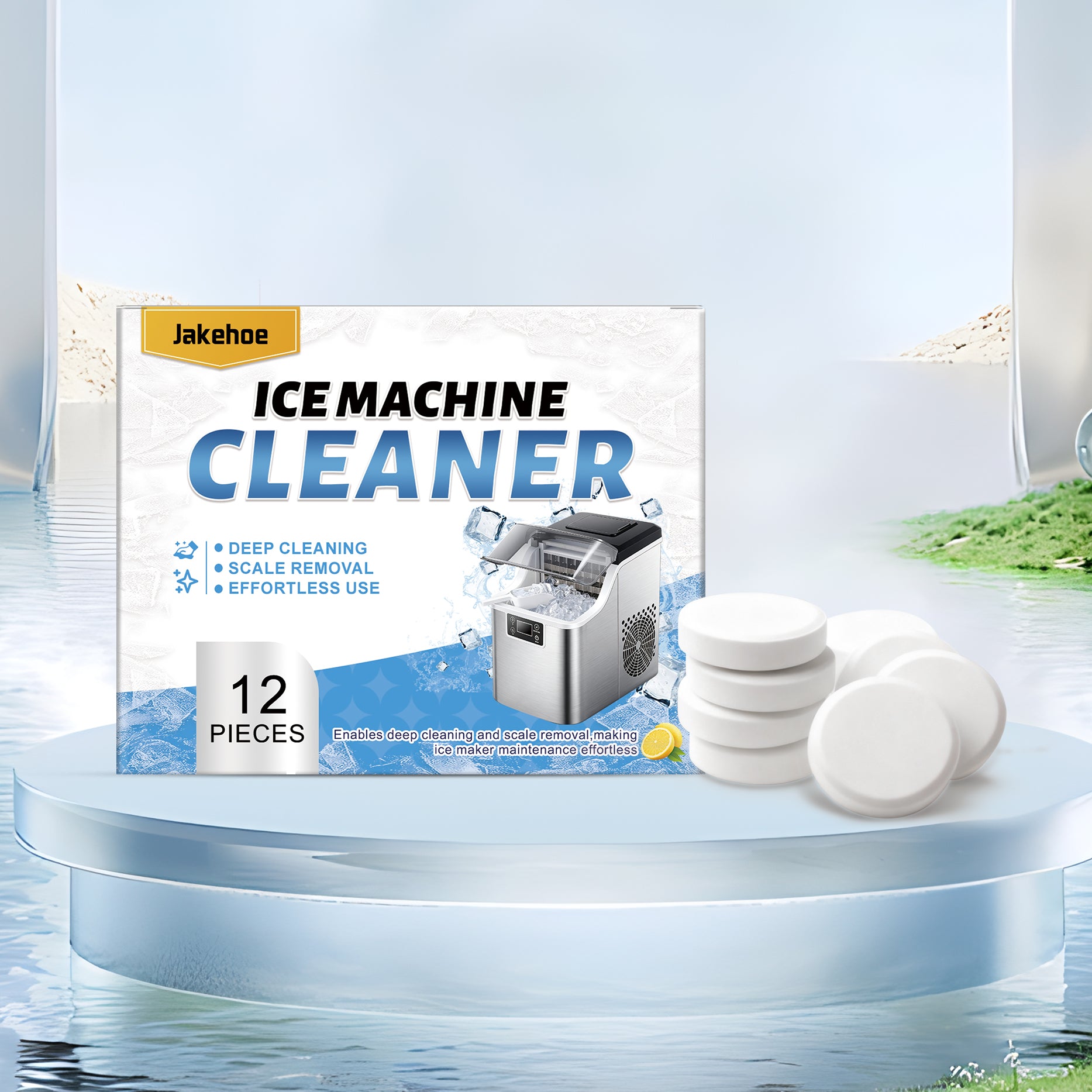 Machine à glace feuille de nettoyage 12pcs1box