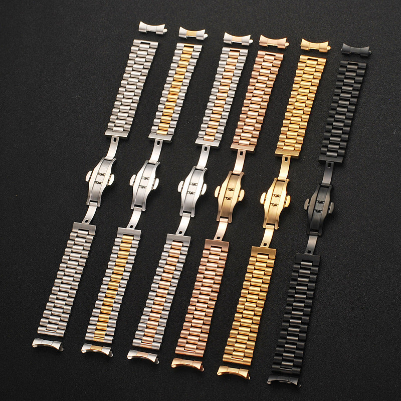 Bracelet de style bohème trois perles en acier inoxydable