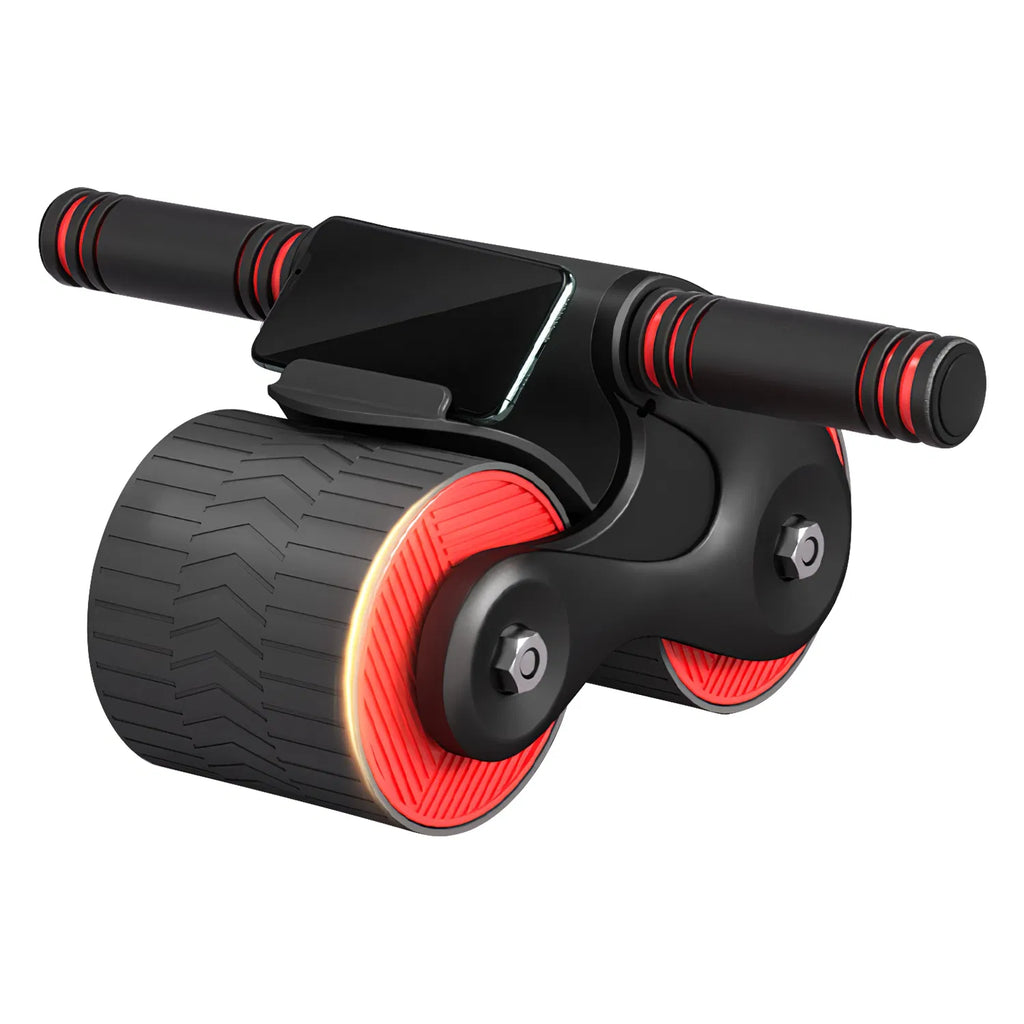 Automatique Rebound Roue Abdominale Anti-dérapant AB Roue Rouleuse avec Porte-Téléphone Kneel Pad Ho