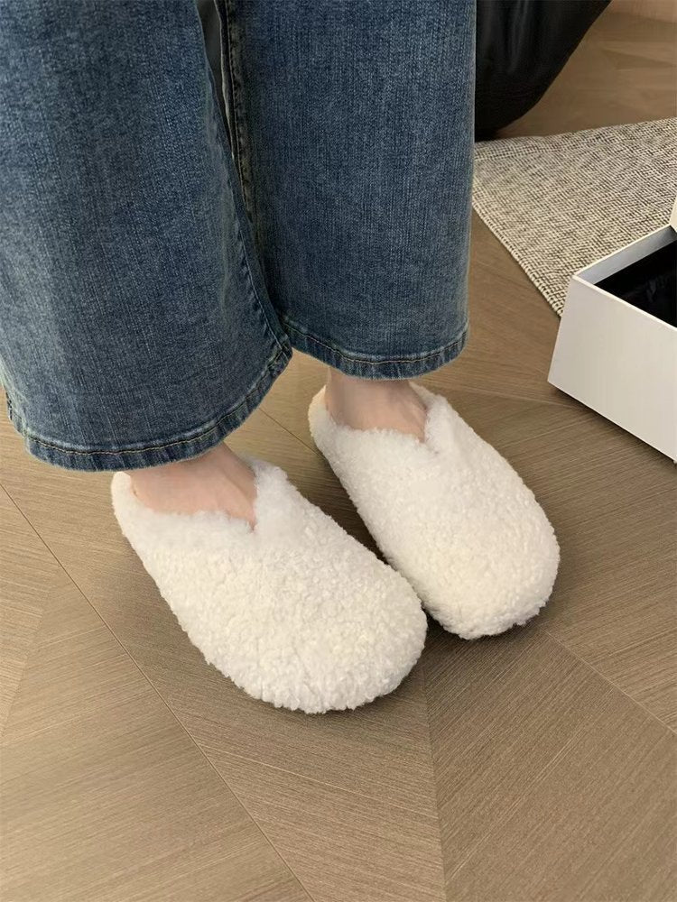 Furry Accueil Chaussures de coton Femmes