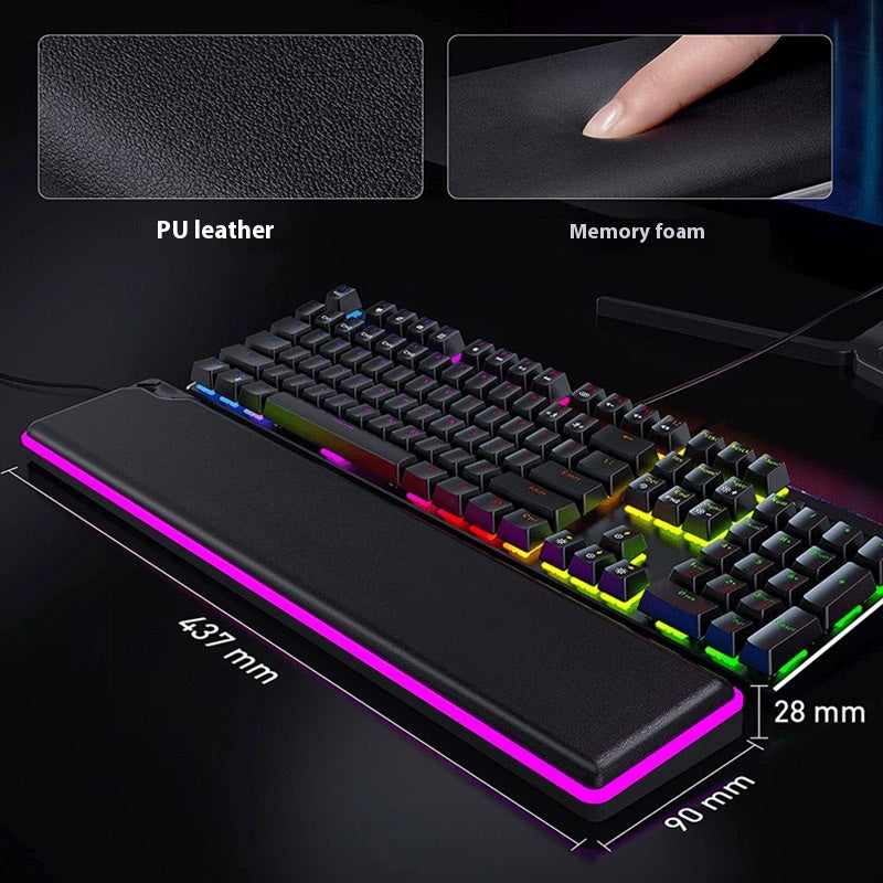 Support de clavier RGB Wristband High Rebound Support de clavier de machines lumineuses