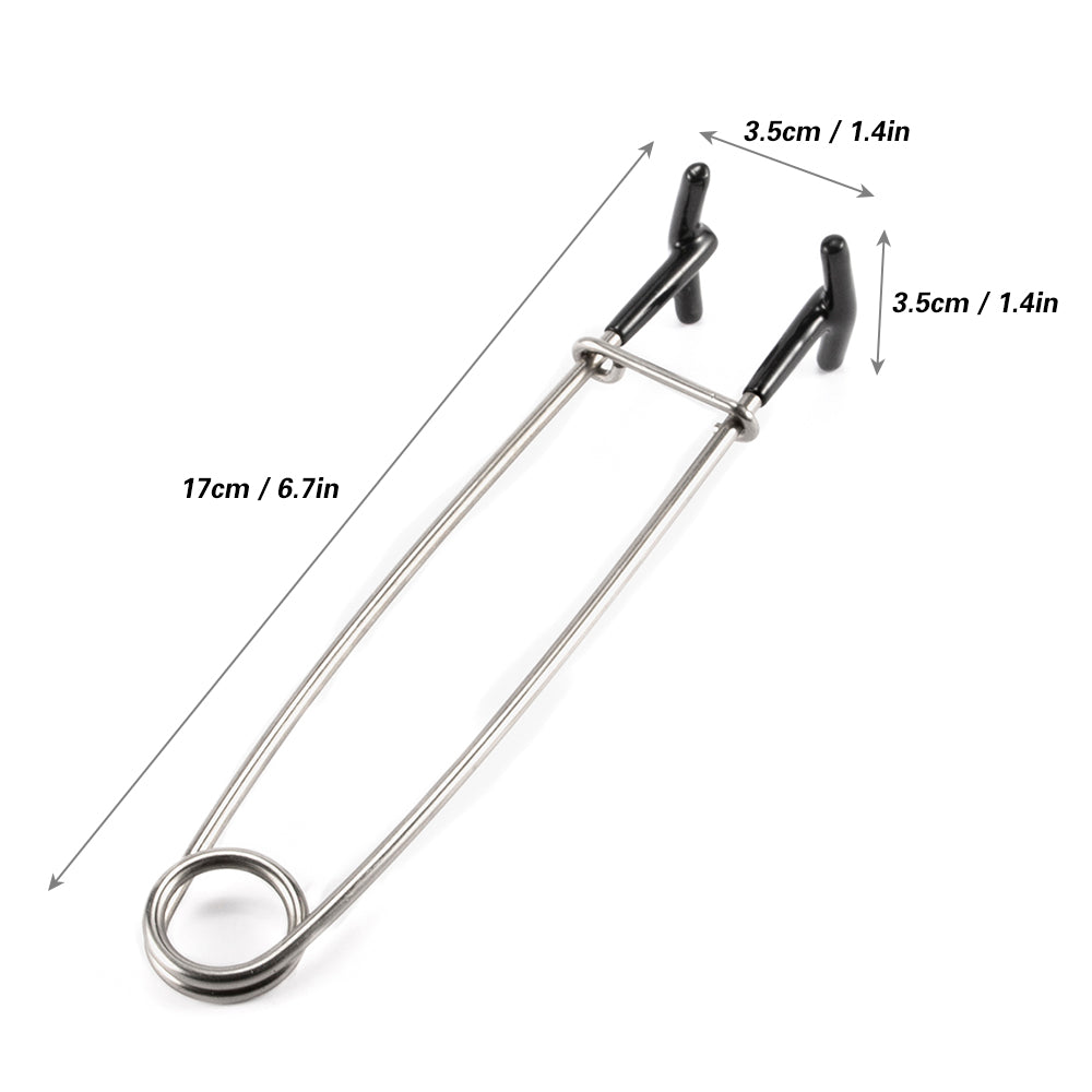 Acier inoxydable Poisson noir ouverture bouche grenouille Prise accessoires pêche Tackle