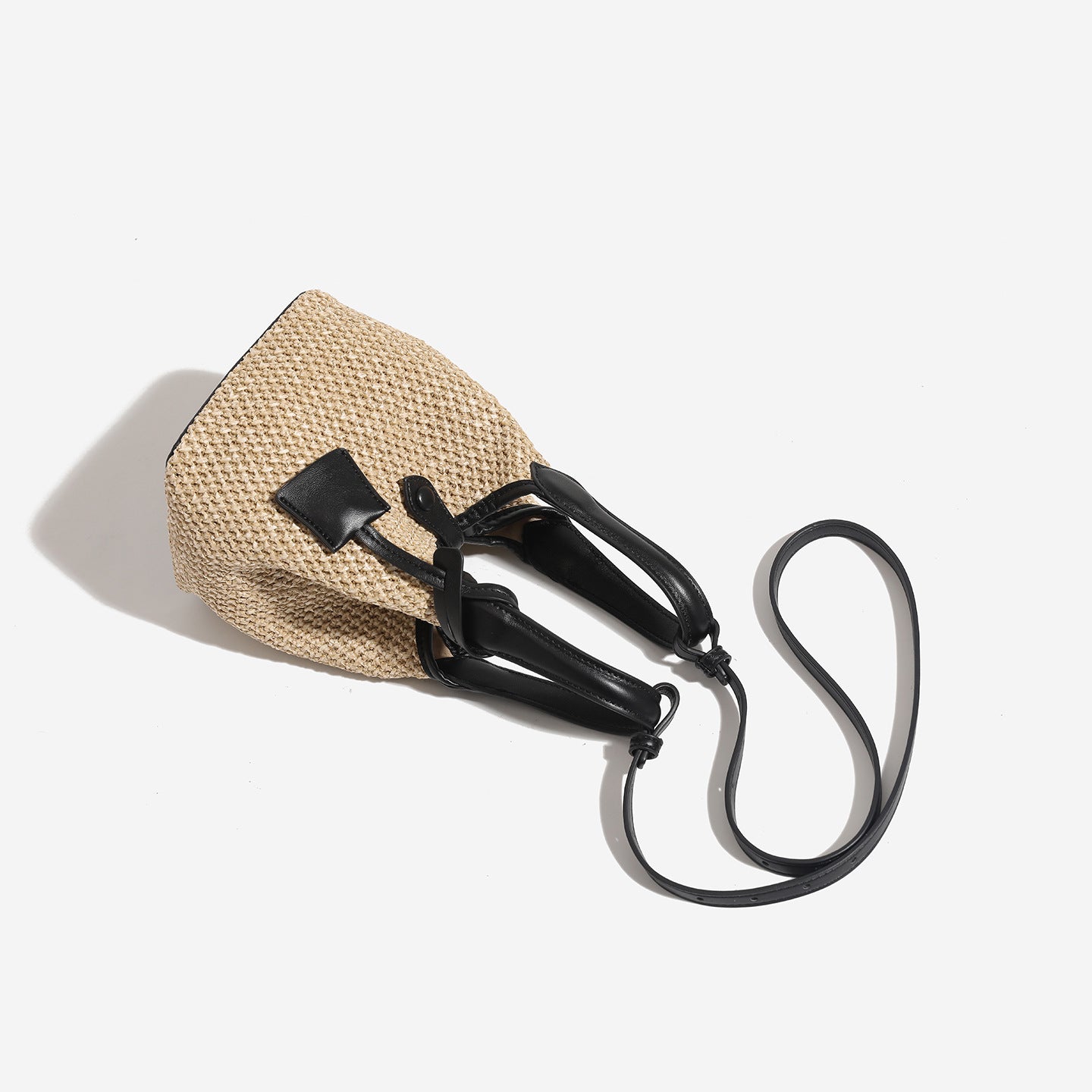 Sac à seau en paille de style coréen