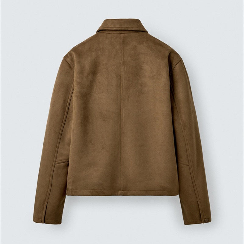 Veste texturée pour hommes de printemps précoce