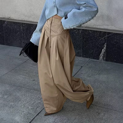 Pantalons de style rue à large jambe