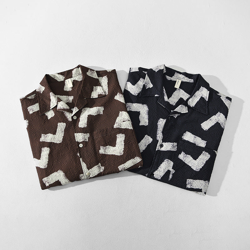 Chemise à manches courtes pour homme