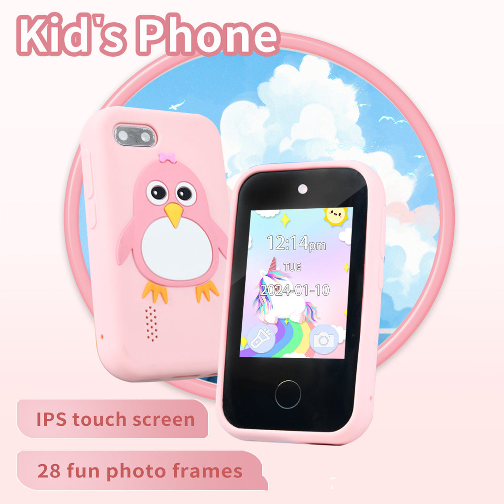 Smart Touch pour enfants Téléphone portable Silicone Penguin Toy