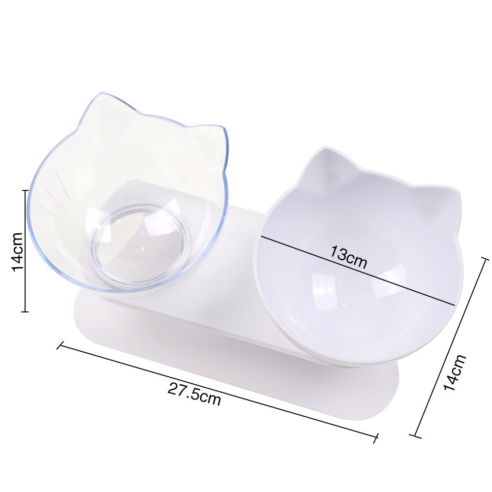 Kitten Bowl Pet Cervical Support Food Basin