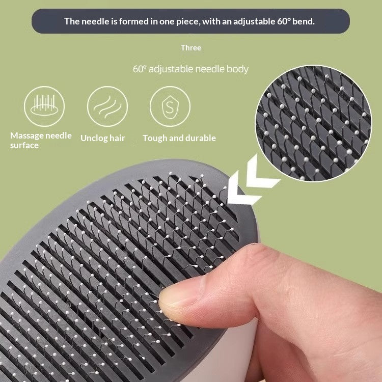 Peigne de chat pour enlever la brosse de grooming de chien en fourrure libre pour Shedding