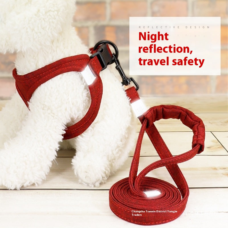Chien Walking Rope Chien Leash Vest Style