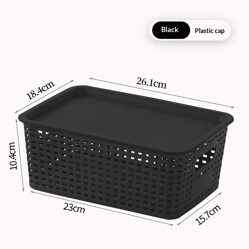 Panier de rangement en plastique creux