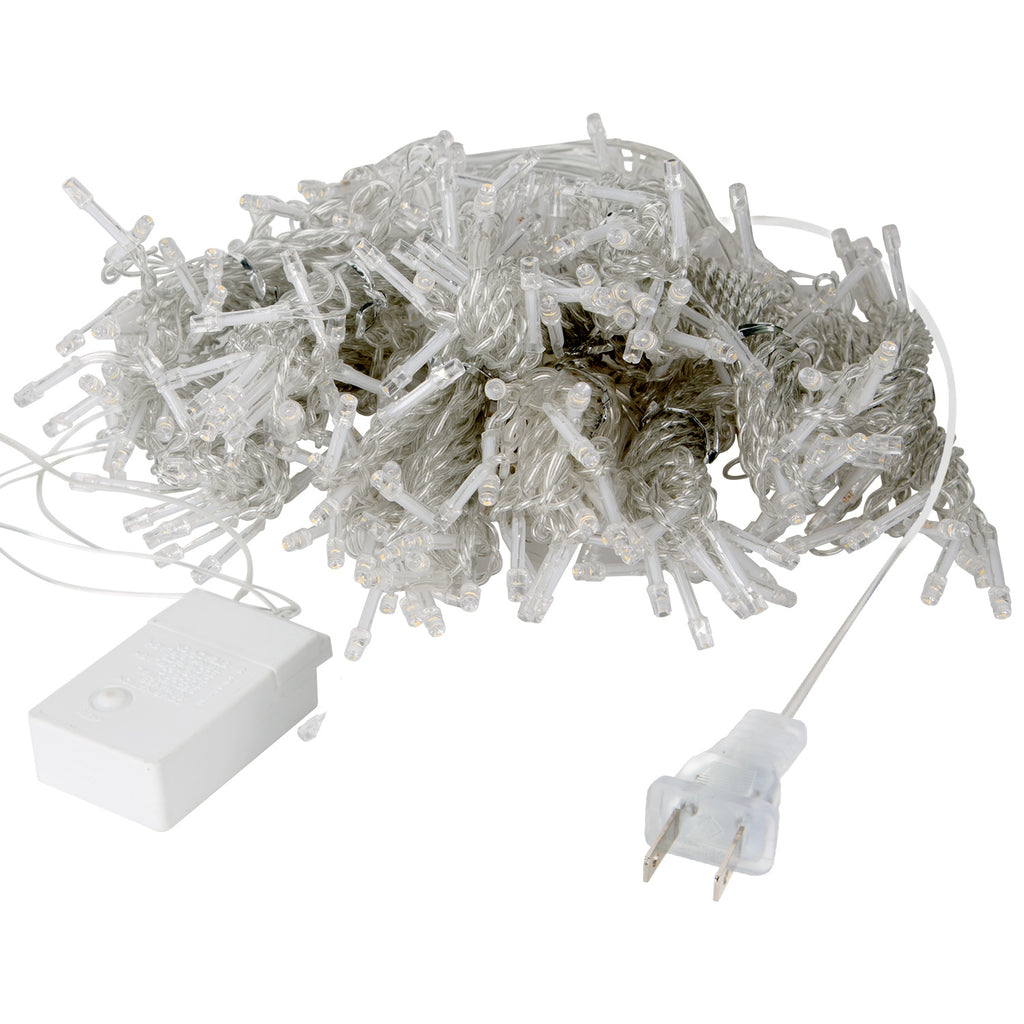 1Pc 3Meter 300 LEDs Chaîne lumière rideau avec télécommande 8 modes de lumière IP44 étanche pour Chr