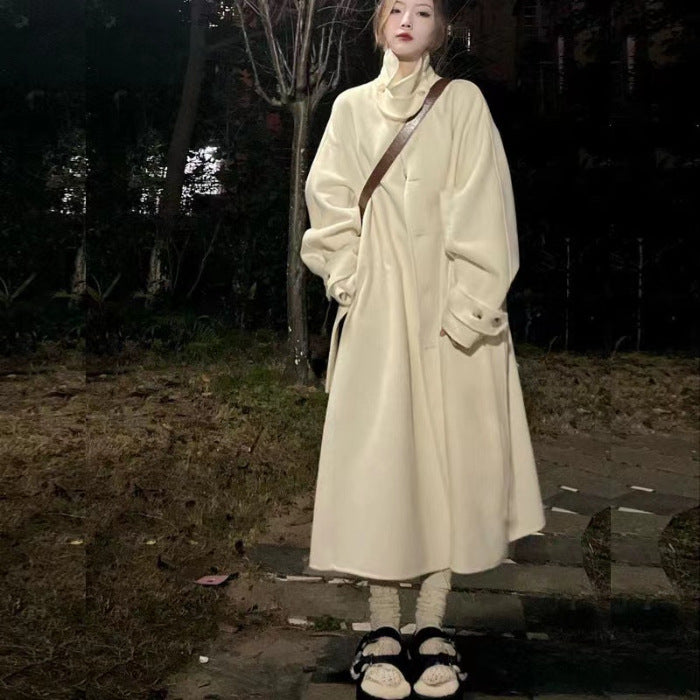 Laine mi-longueur pour femmes Style automnehiver
