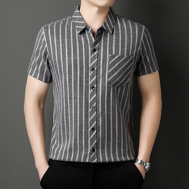 Chemise à manches courtes à manches courtes pour hommes