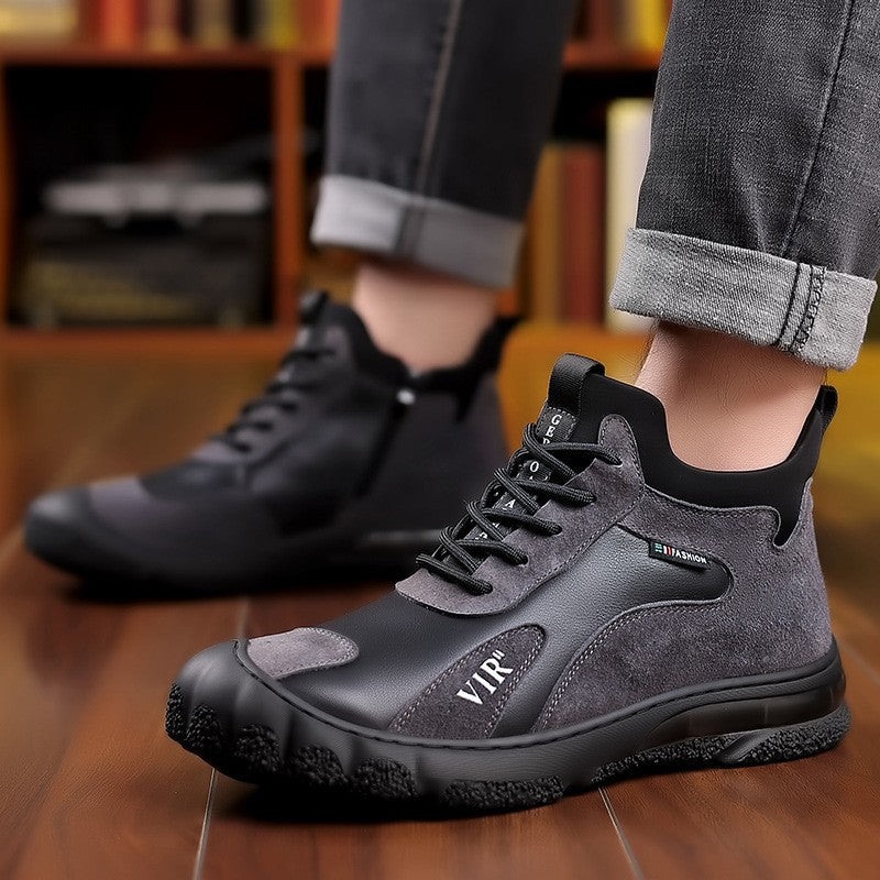 Chaussure de randonnée en coton rembourrée en polaire d'hiver