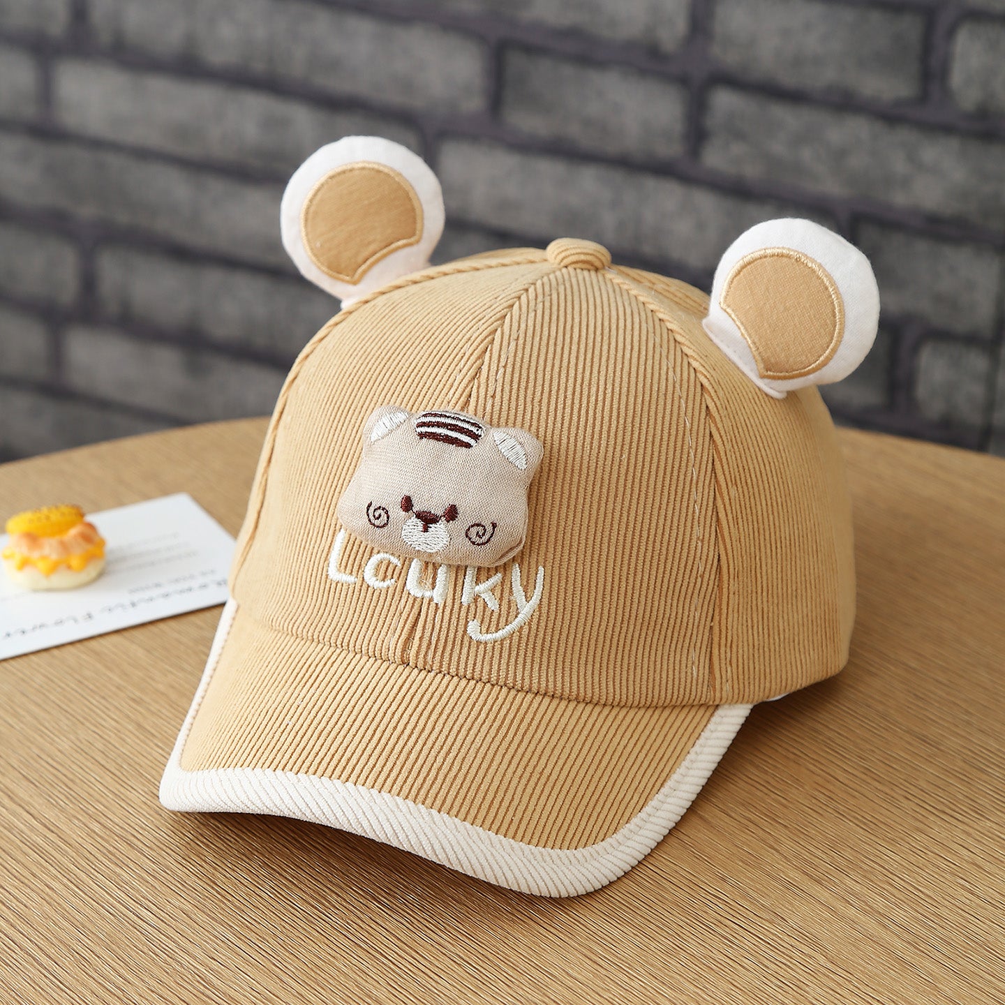 Le style d'automne des enfants Hommes et femmes Corduroy bâillon tête de baseball Cap Sui