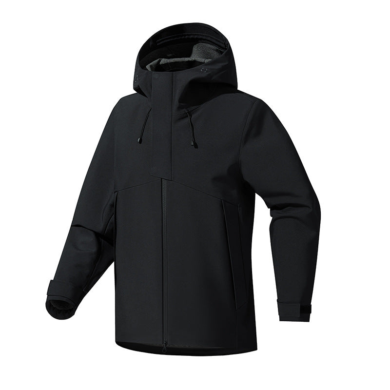 Hommes Outdoor Windbreaker Casual Veste à capuche