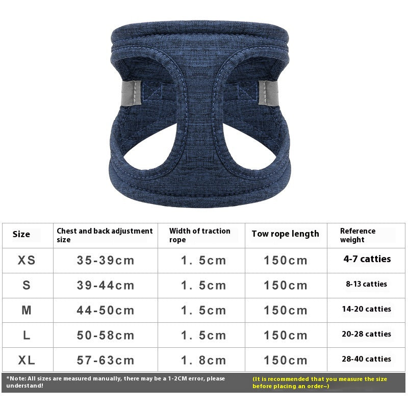 Chien Walking Rope Chien Leash Vest Style