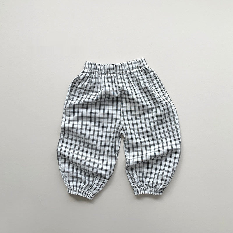 Pantalons anti-musquito pour enfants Vêtements de dessus minces d'été Pantalons garçons et filles Style coréen
