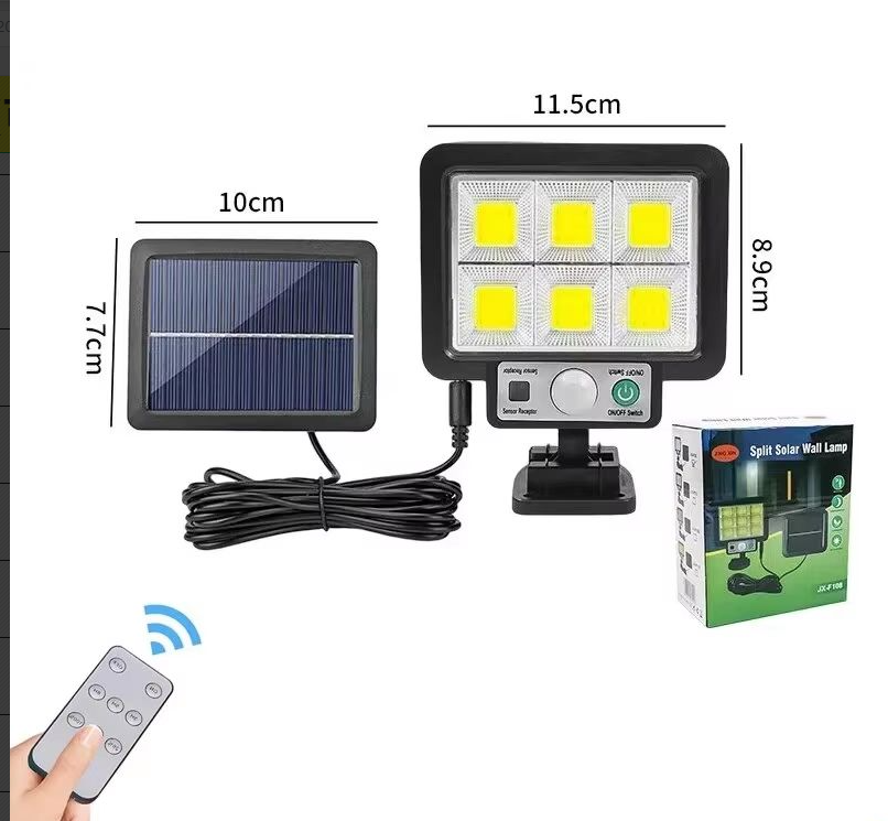 Lampe de cour à LED à énergie solaire