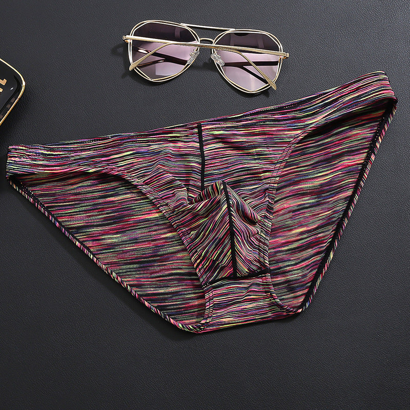 Sous-vêtements Triangle coton Été Sous-vêtements colorés Hommes