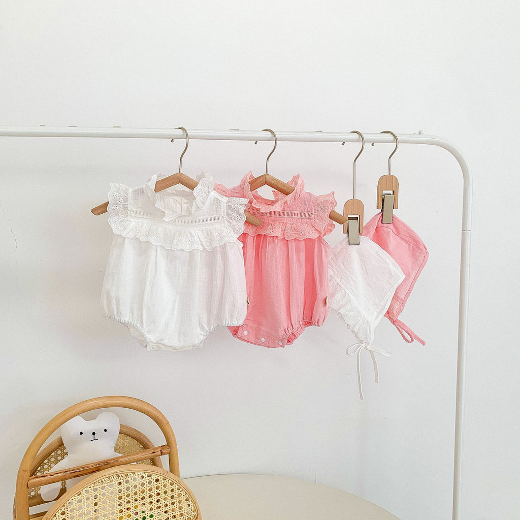 Dentelle coréenne onésie combinaison bébé Romper