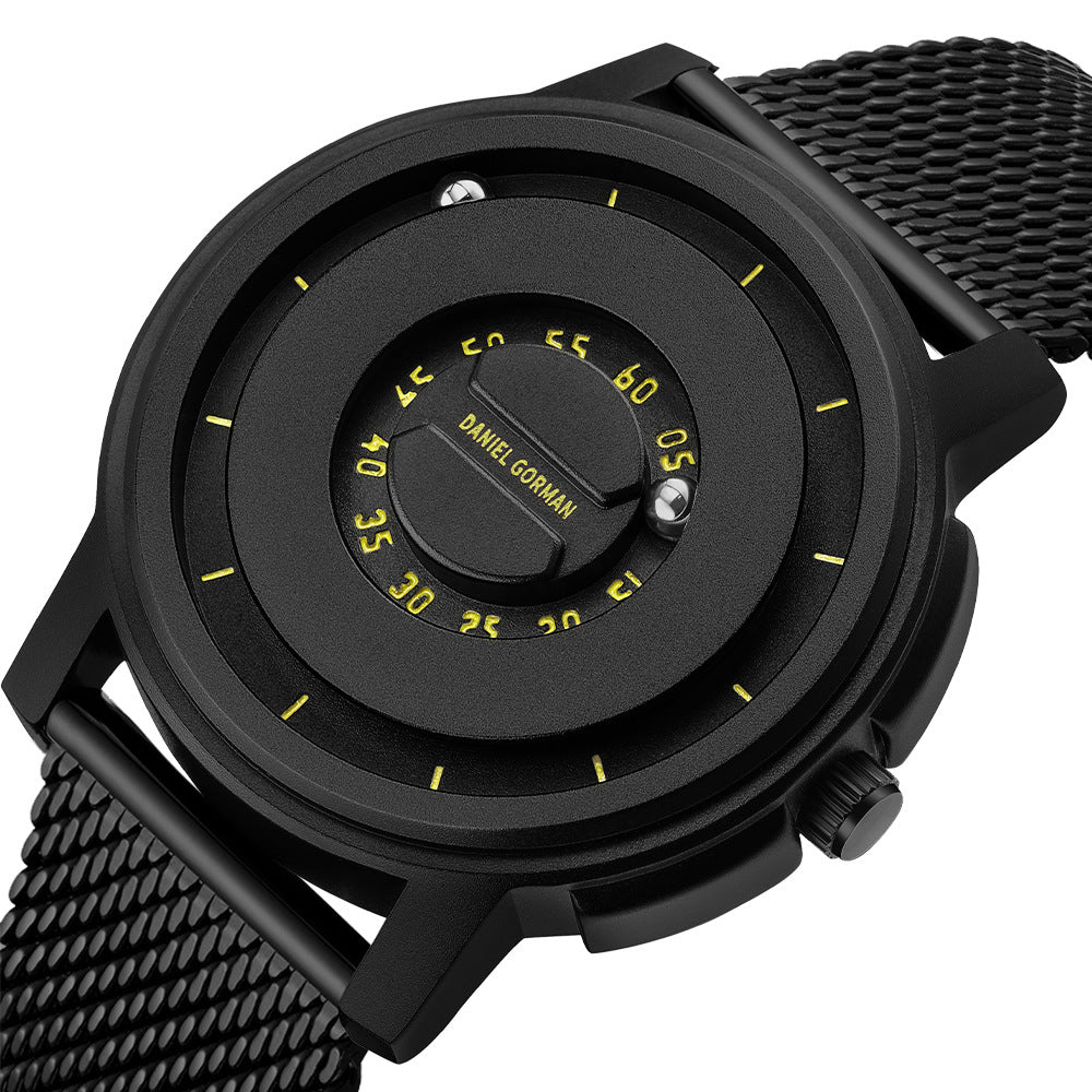 Marque Steel-band Sports Magnetic-levitation Silicone-ball Electronic Mens Watch