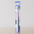 Brosse à dents à poils doux adulte-doux plume-bleu-1 bâton