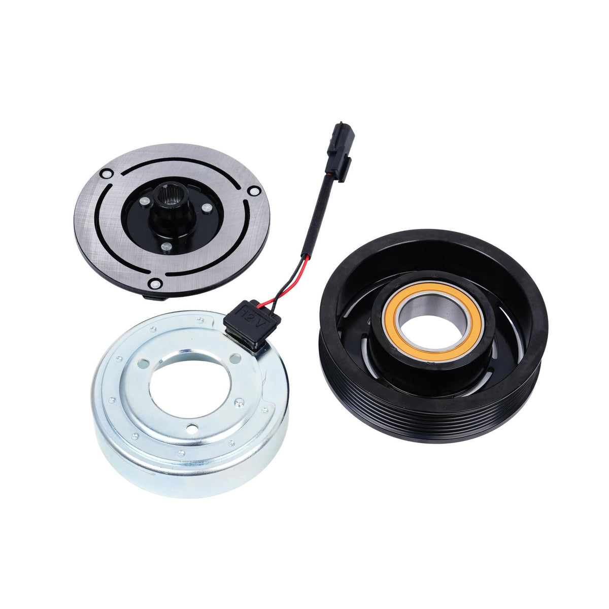 A,C Embrayage de compresseur pour -Nissan NV200 2.0L 2013-2021 Poulie 6-Groove CO29162C