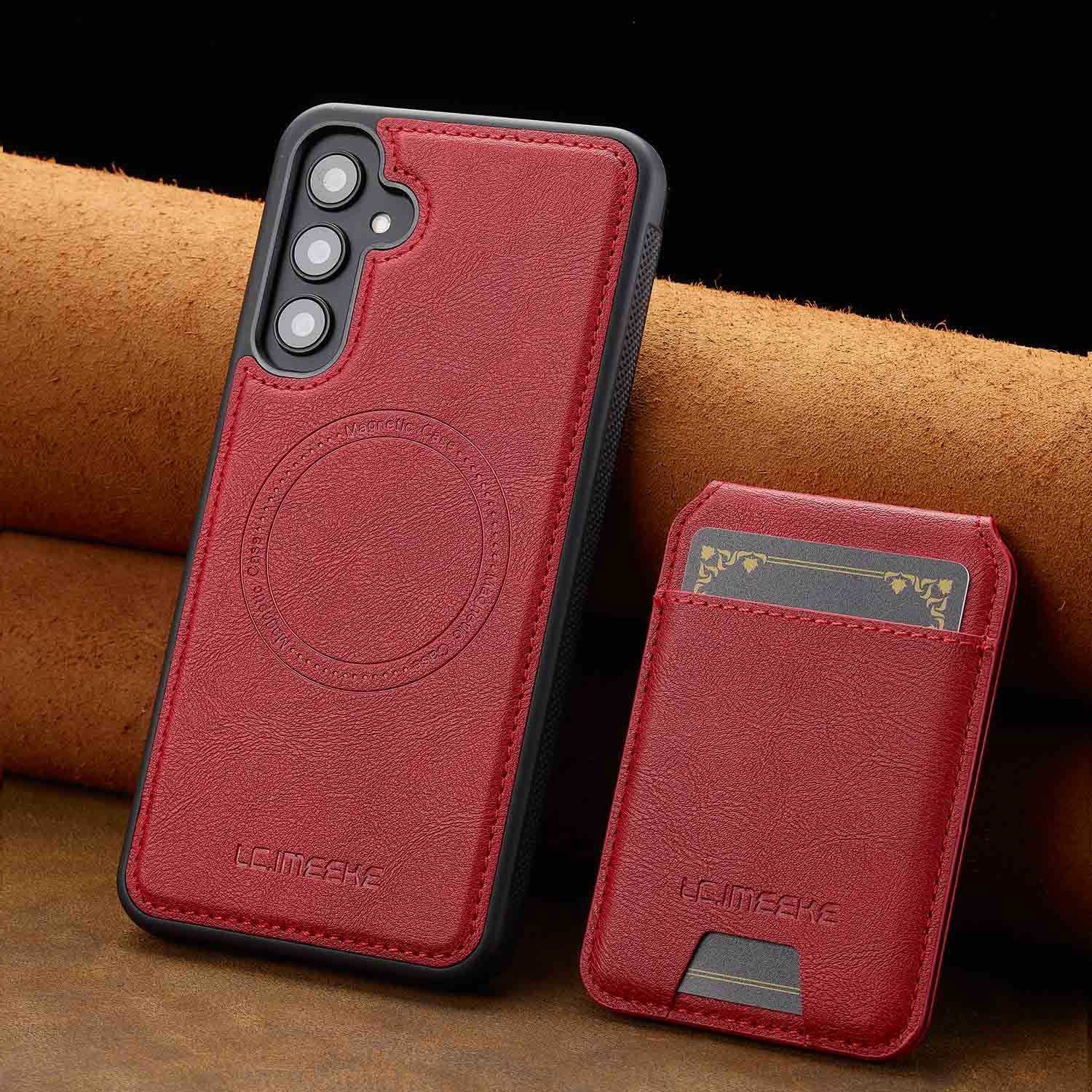 Housse de téléphone pour porte-cartes magnétiques pour couverture de protection anti-scan A55 pour A16