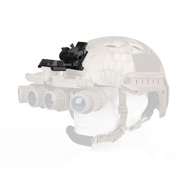 Alliage métallique L4 G24 NVG Mont du casque rapide OPS Base de rupture Terre noire forte