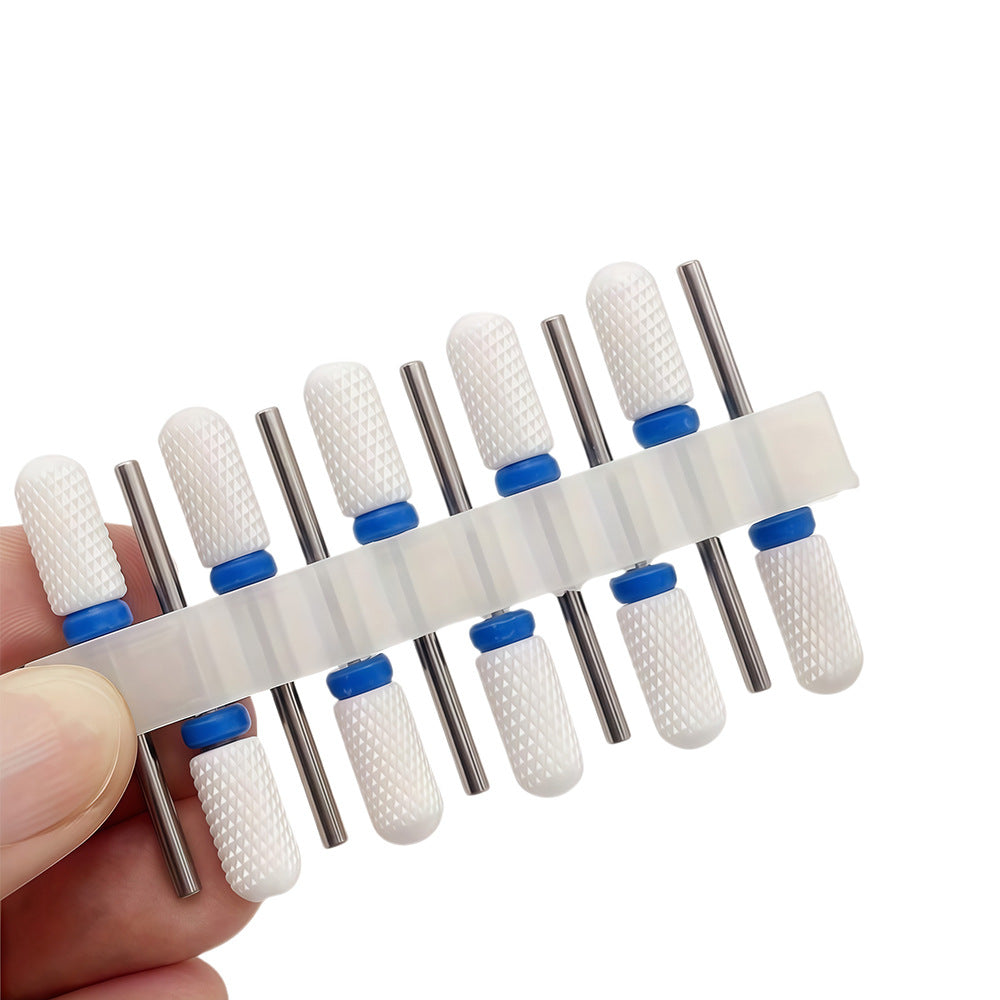 Ensemble d'outils de perceuse à ongles en céramique 10 pièces