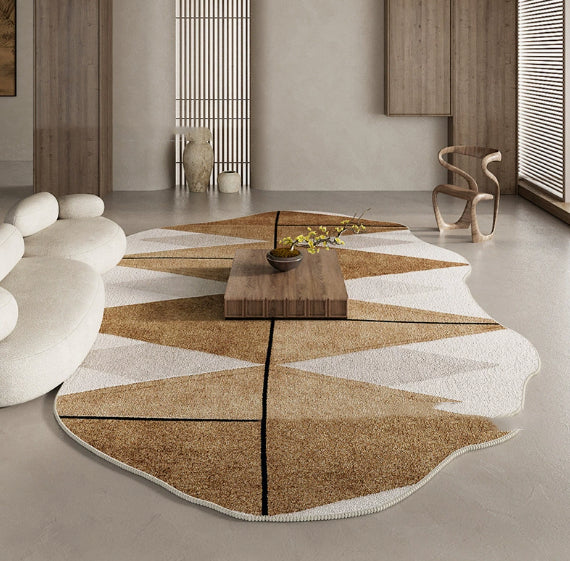 Couverture souple de style Wabi-Sabi Retro Épaisseur de tapis insonorisé facile à prendre en charge pour rug