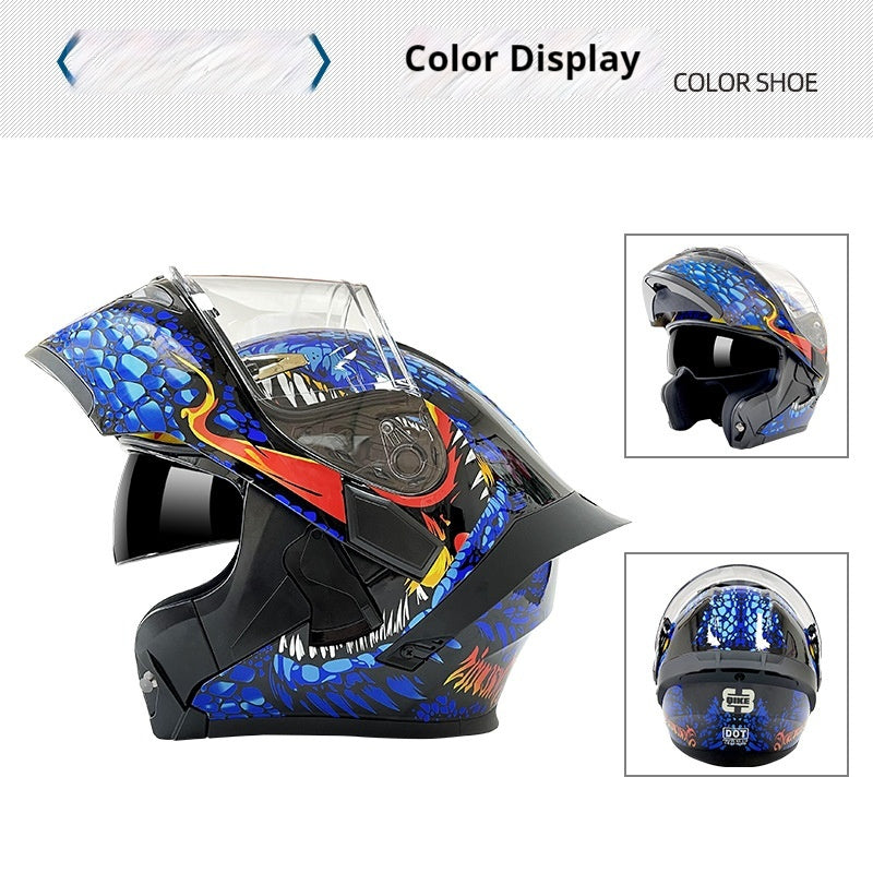 Personnalisé Big Tail Knight Sécurité Quatre saisons Casque universel