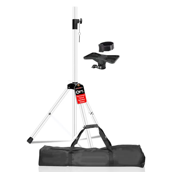 5 Core Speaker Stand Tripod Floor Heavy Duty réglable jusqu'à 72 pouces DJ Studio Monitor St