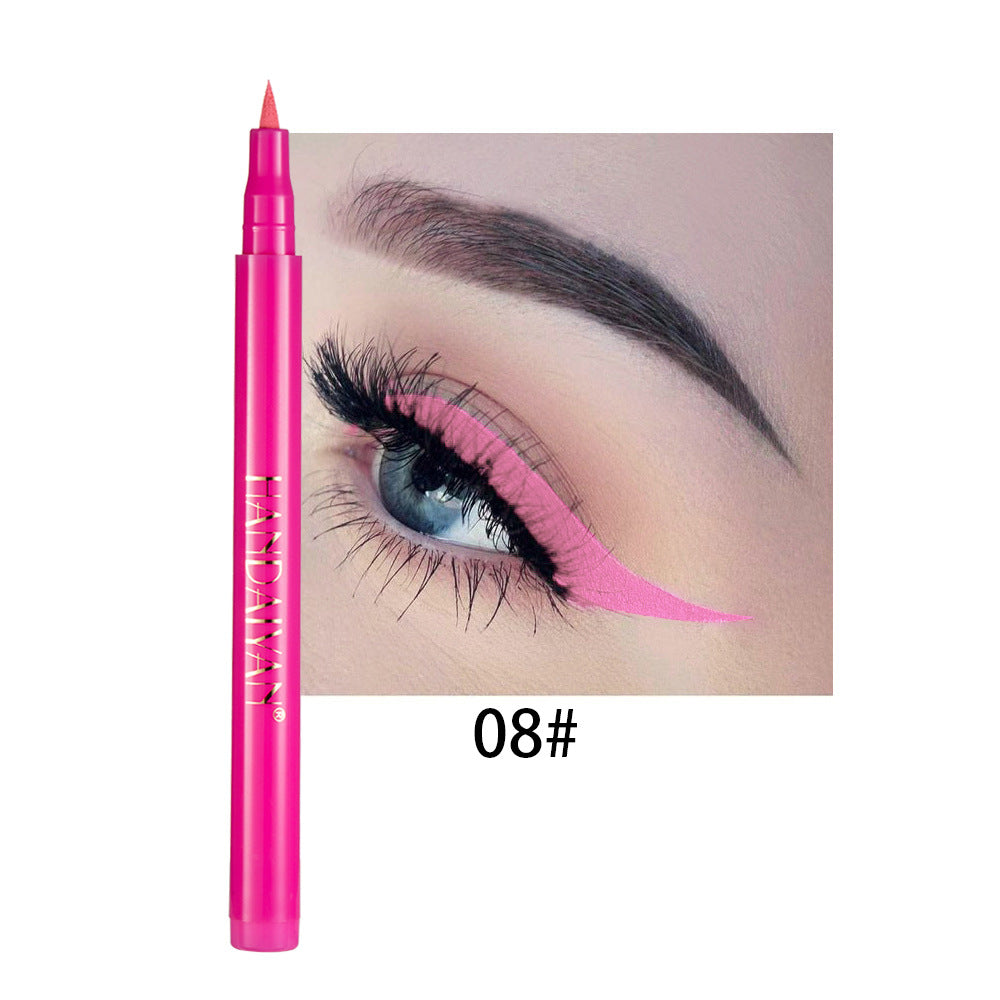 La peinture de couleur bricolage n'est pas facile à masquer Eyeliner mat