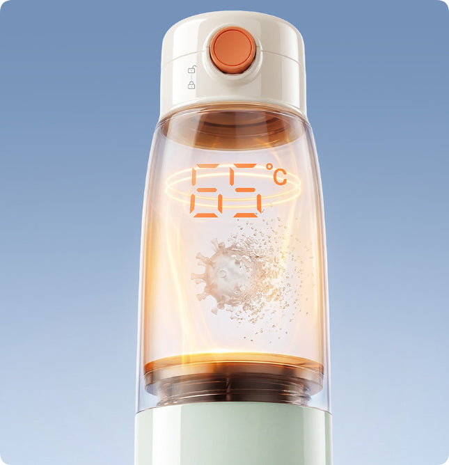 Bouteille d'eau portable à température constante pour nourrissons permettant la préparation de lait sans fil
