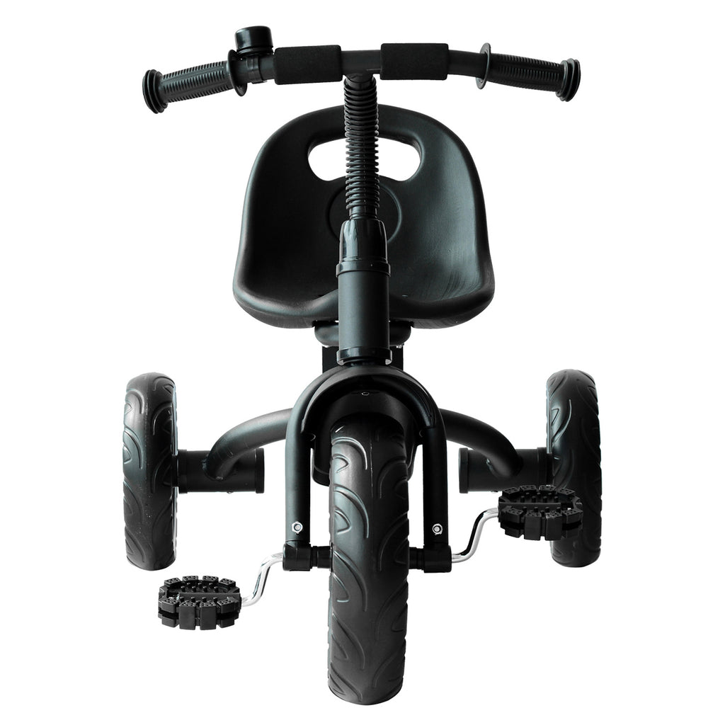 Tricycle 3 roues en plein air pour tout-petit avec Bell pour les loisirs Ride-On Black Com