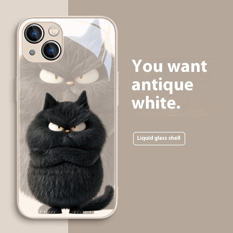 Dossier de téléphone chat Niche amusant et mignon
