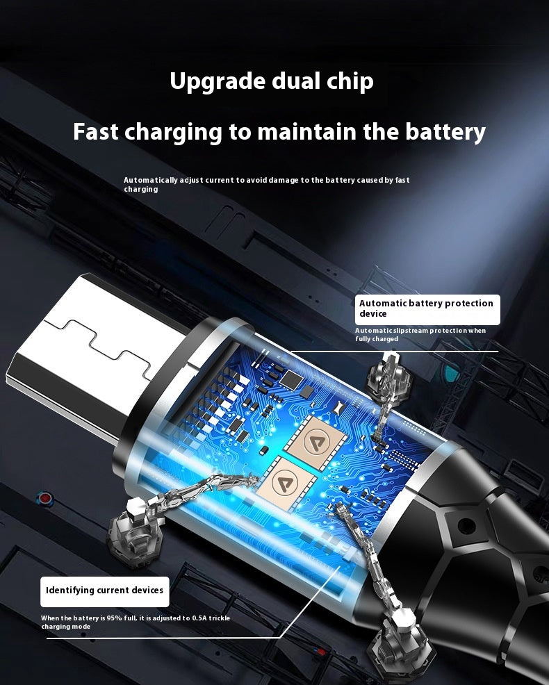 Android TYPE-C Super Fast Charge 5A câble de recharge de téléphone portable tressé en nylon