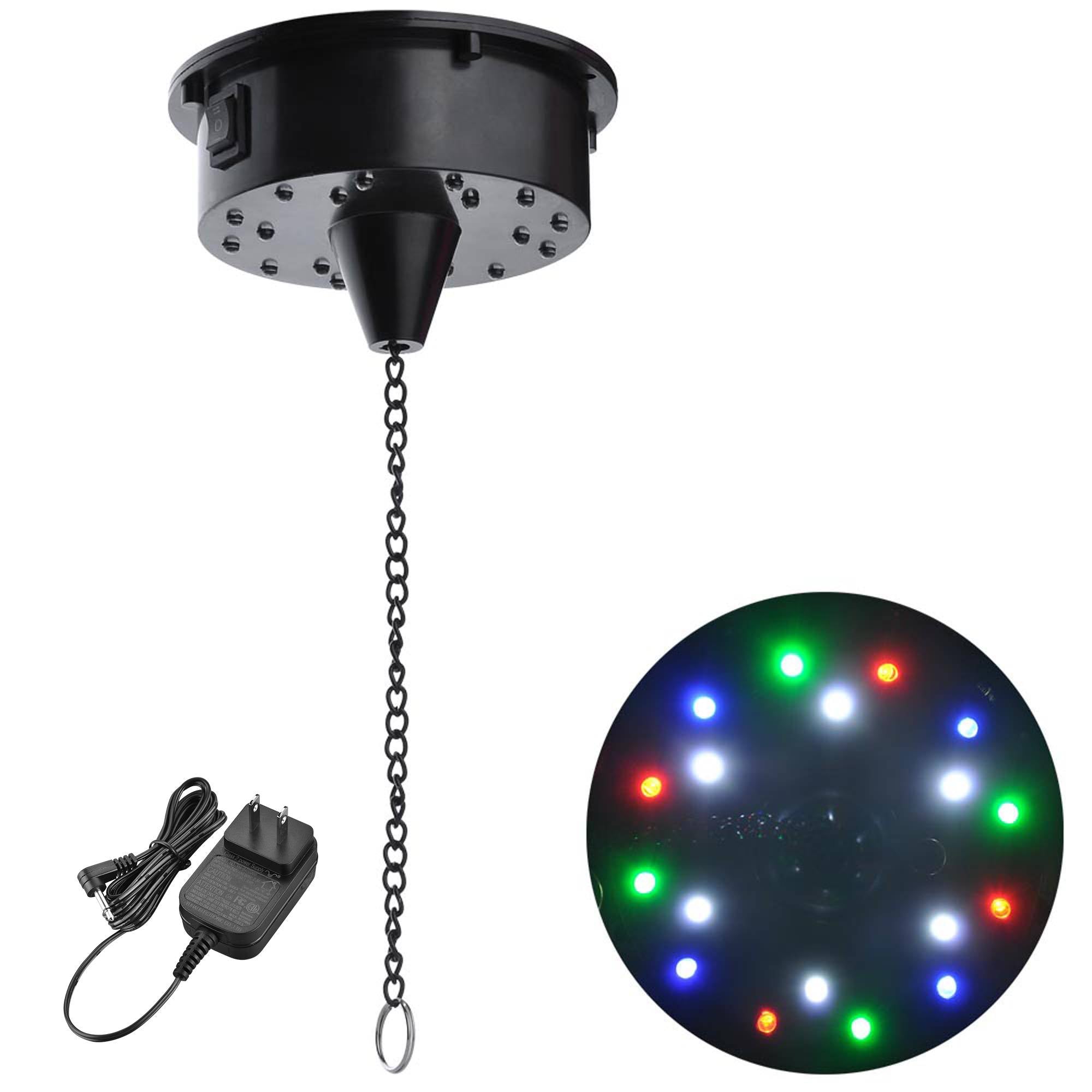 Moteur de boule de miroir 6RPM W LED RGBW