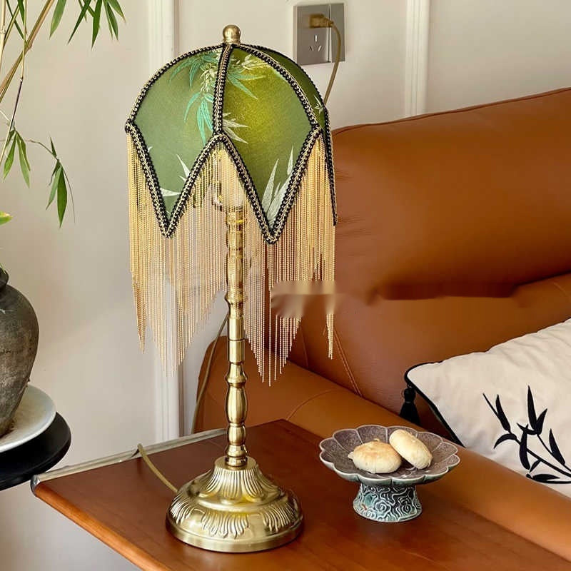 Rétro Tassel Abat-jour pour l'étude bureau lampe de lecture