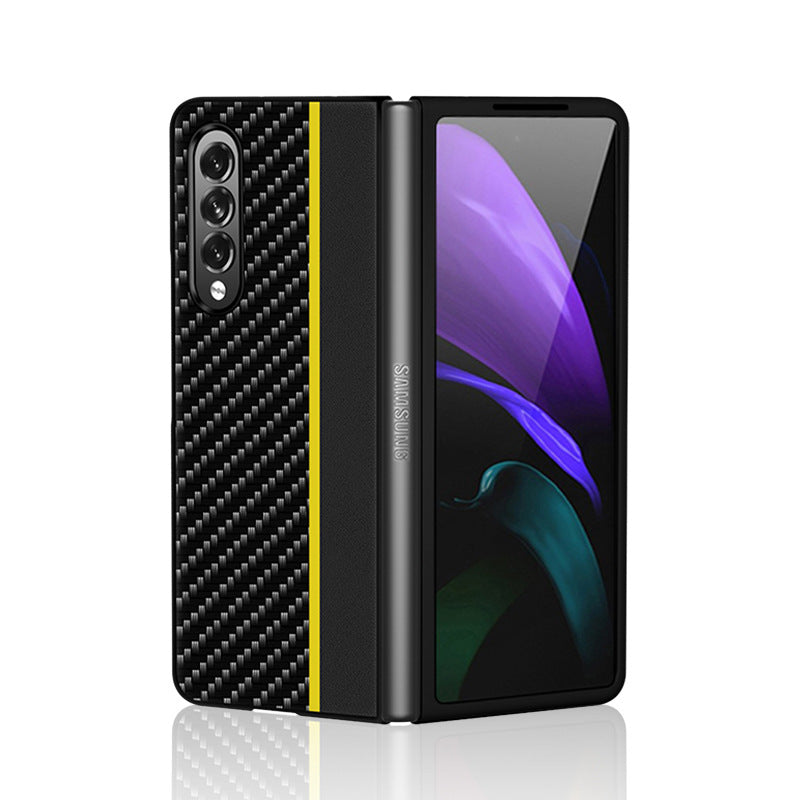 5G Écran pliant Téléphone mobile F9160 Modèle de fibre de carbone anti-dérapante