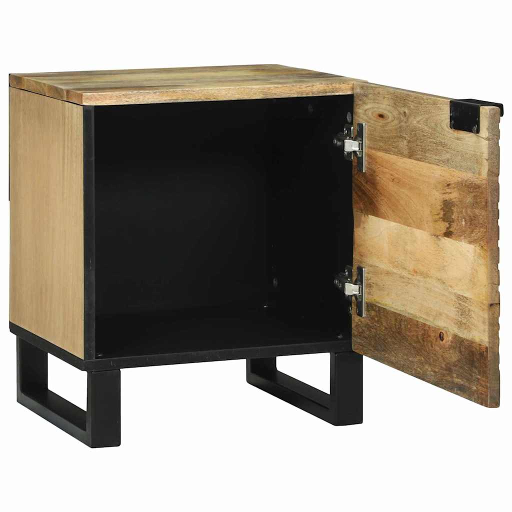 Table de chevet 2 pièces 40 x bois de mangue massif