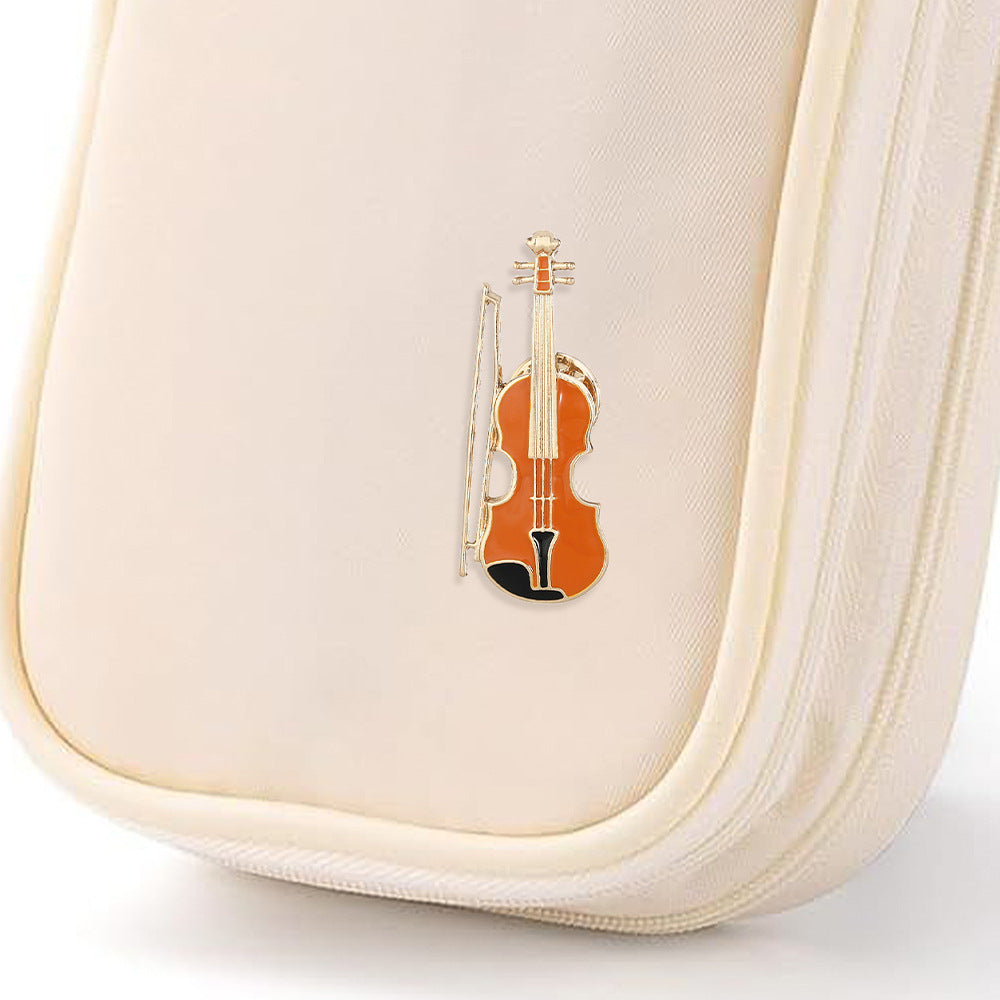 Broche à thème musical personnalisé en forme de note
