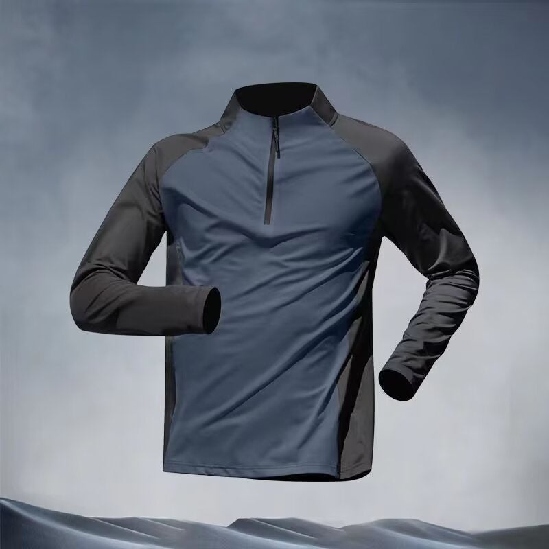 T-shirt à manches longues à séchage rapide pour homme