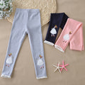 Pantalons de coton moyen et grand pour filles