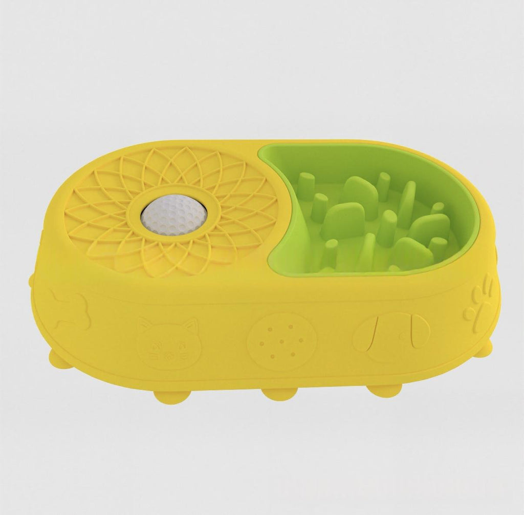 Animaux de compagnie Rolling Dog Locking Bowl